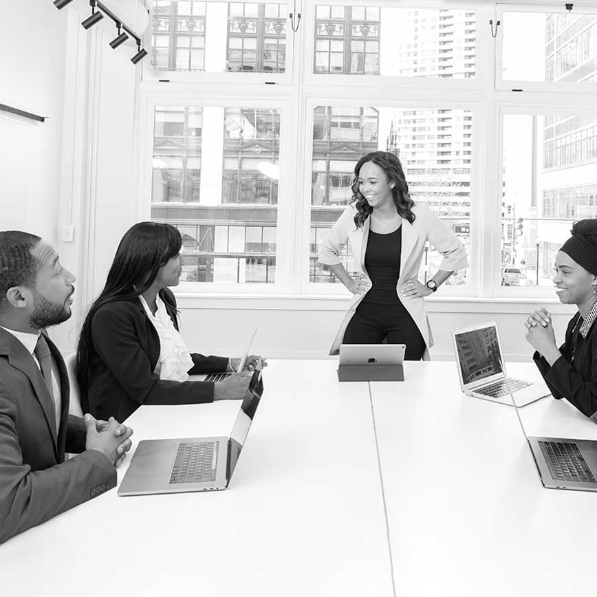 Diverse office setting